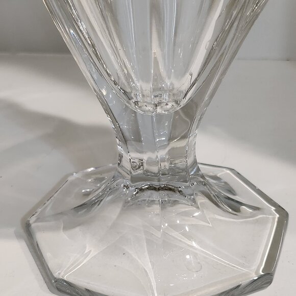 U.S. Glass Co. "Athenia" EAPG 12" Pitcher With Gold Trim - Picture 2 of 10